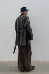 AVIVA JIFEI XUE A21-BWJ Heavy Wool Blend Belted Wrap Jacket